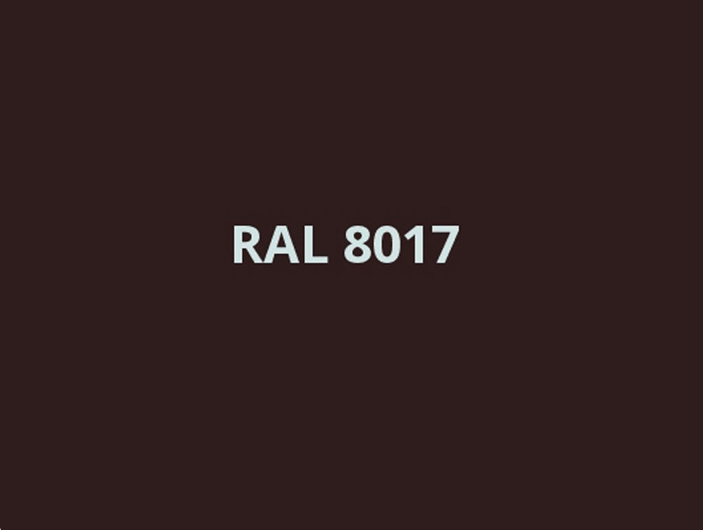 Barevný okapový žlab 125 mm barevný okapový žlab - RAL 8017 (125 mm / 2 m) – 1 ks