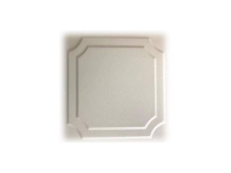 Stropní a stěnový panel Bílá 50×50 cm [balení 8 ks = 2 m²]