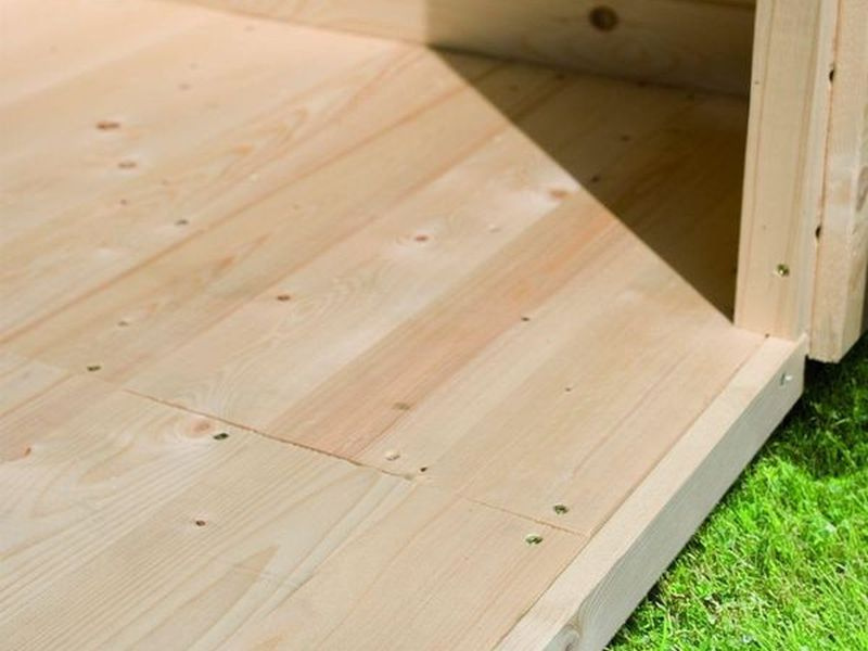 Dřevěná podlaha pro zahradní domek Karibu Talkau 3
